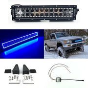 13.5" RGB Halo LED Light Bar Bluetooth App Remote Control-LED Light Bar Halo-Vivid Light Bars