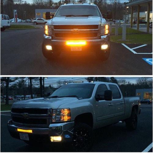 21.5" Dual Color Strobe Curved Light Bar-Color Changing Curved Light Bar-Vivid Light Bars