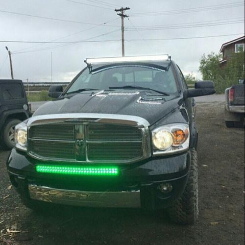 31.5" Dual Color Strobe Curved Light Bar-Color Changing Curved Light Bar-Vivid Light Bars