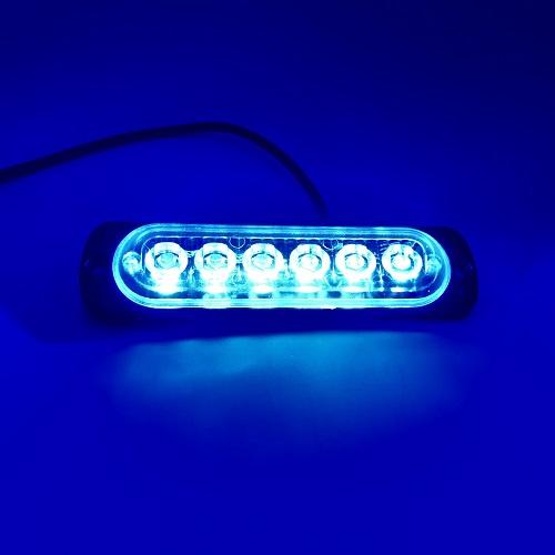 4.45" 18w 6leds Ultra-thin flashing warning light-LED Lights Pods & Jeep Headlight-Vivid Light Bars