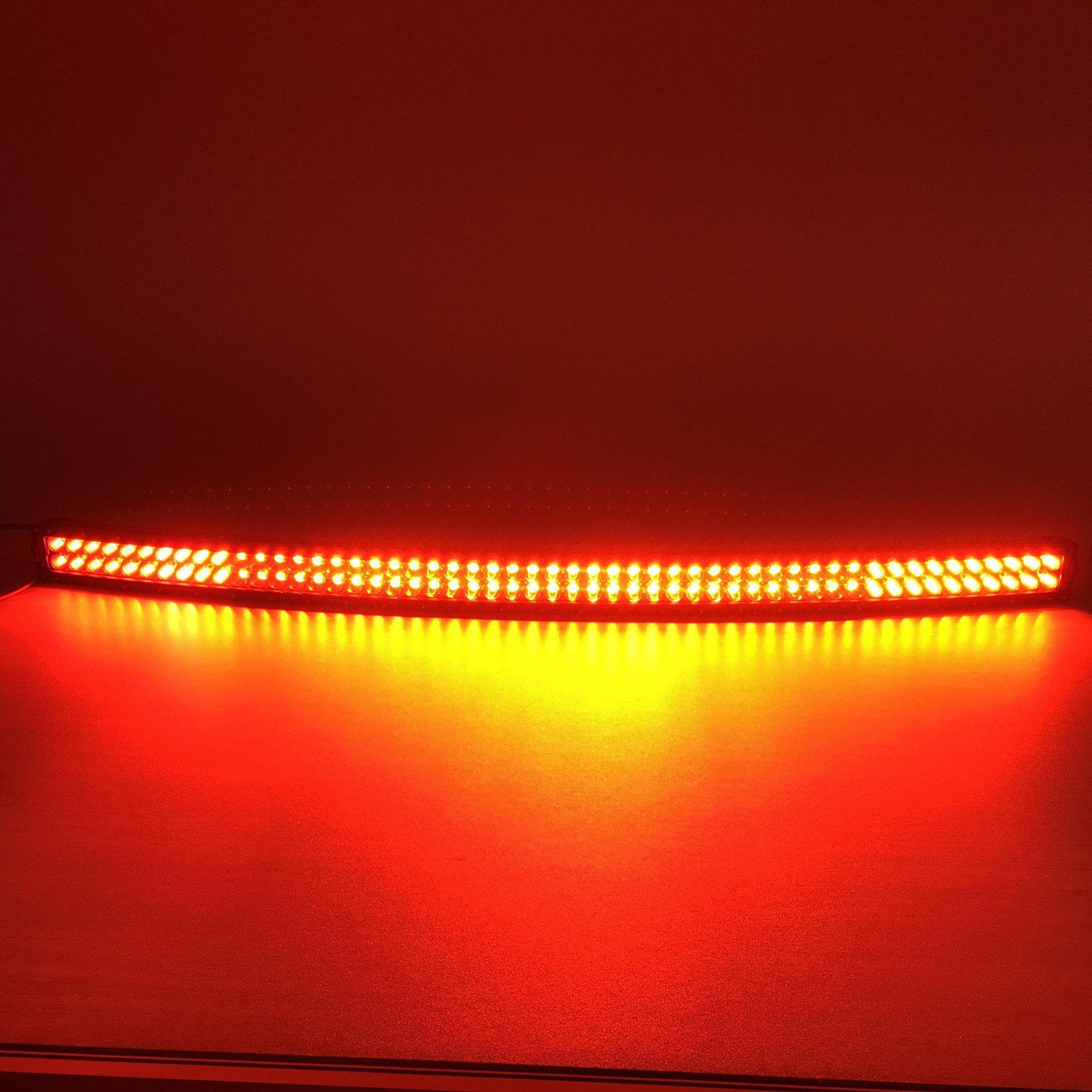 50" Dual Color Strobe Curved Light Bar-Color Changing Curved Light Bar-Vivid Light Bars