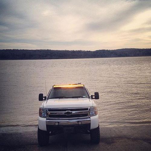 52" Dual Color Strobe Curved Light Bar-Color Changing Curved Light Bar-Vivid Light Bars