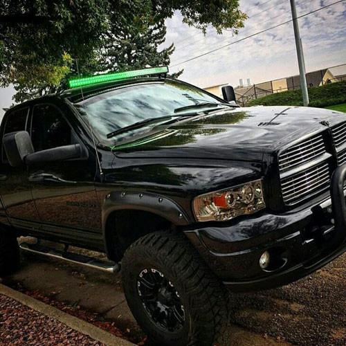 54 Inch Dual Color Strobe Curved Led Light Bar-Color Changing Curved Light Bar-Vivid Light Bars