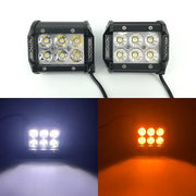 Package of 1 Dual Color Light Bar & 4 Pack 4 Inch 30W LED Pods-Vivid Light Bars