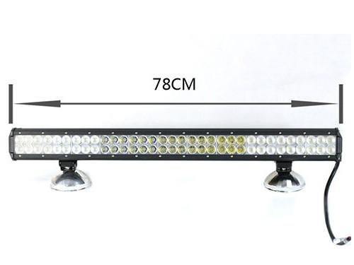 Straight LED Light Bar - Slide Bracket - Dual Row