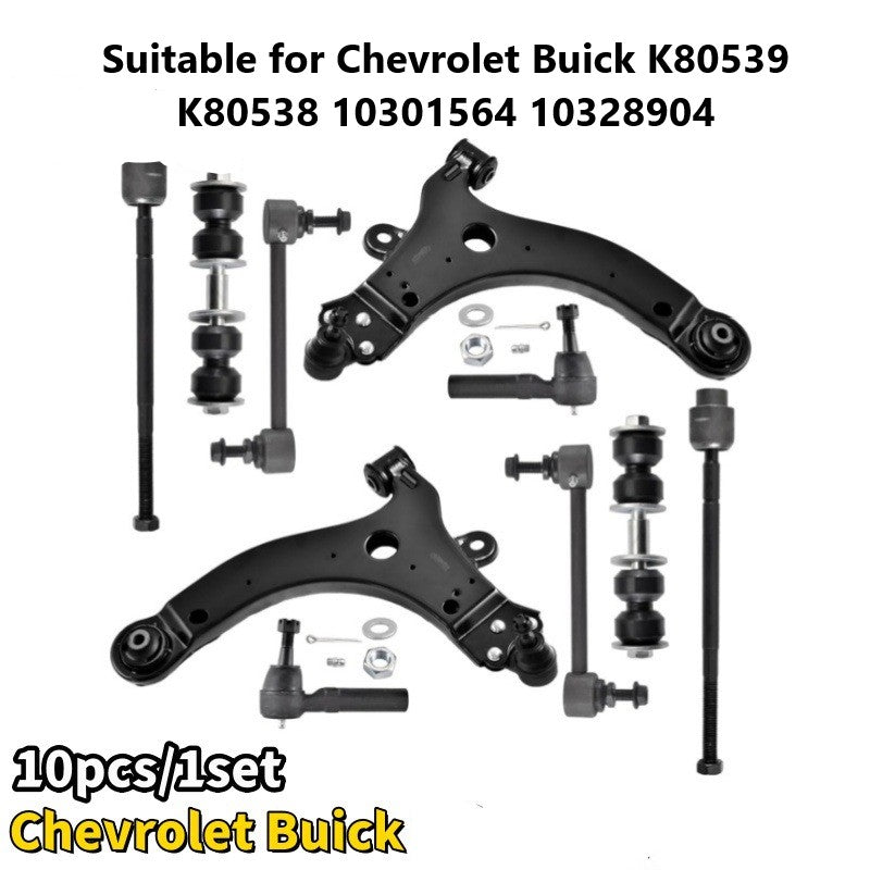 Front  Control Arm Driver Side Lower Suspension and Ball Joint Assembly Compatible with Chevrolet-10pcs/1set
