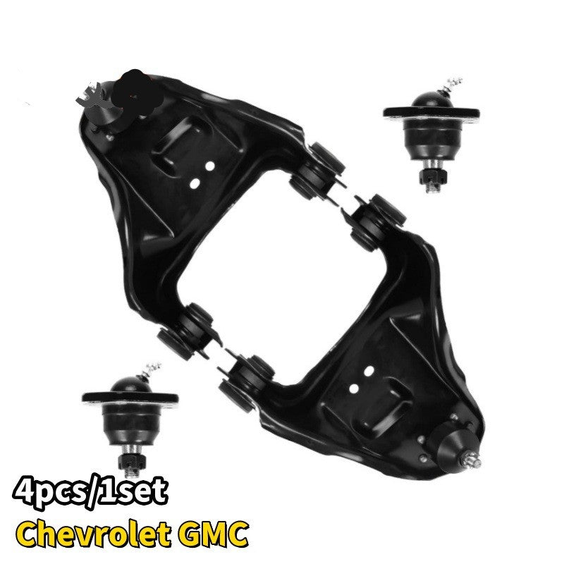 Front Upper Control Arms - 4 pcs set with Ball Joint + Lower Ball Joints Replacement for Chevrolet Chevy Blazer