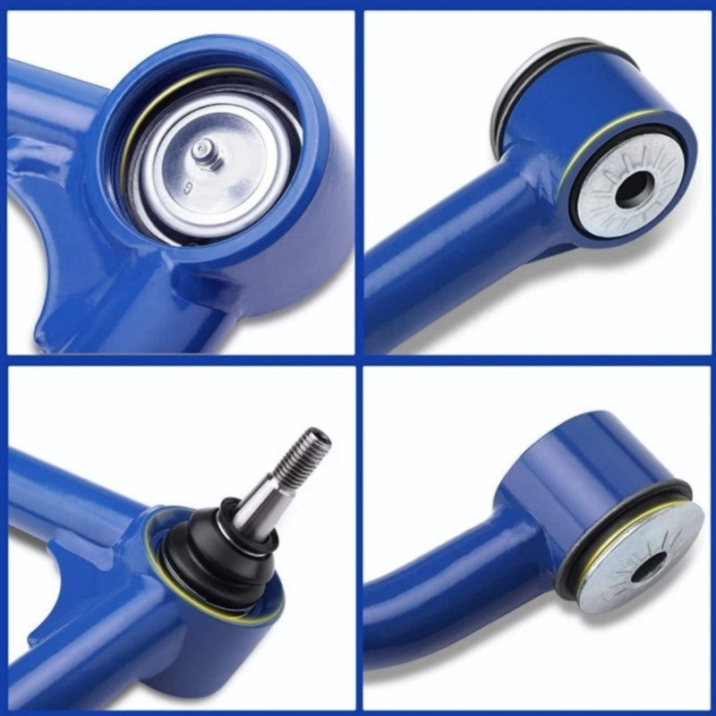 Front Upper Control Arms for Chevrolet  Silverado GMC Sierra, 2-4" Lift Tubular Control Arms
