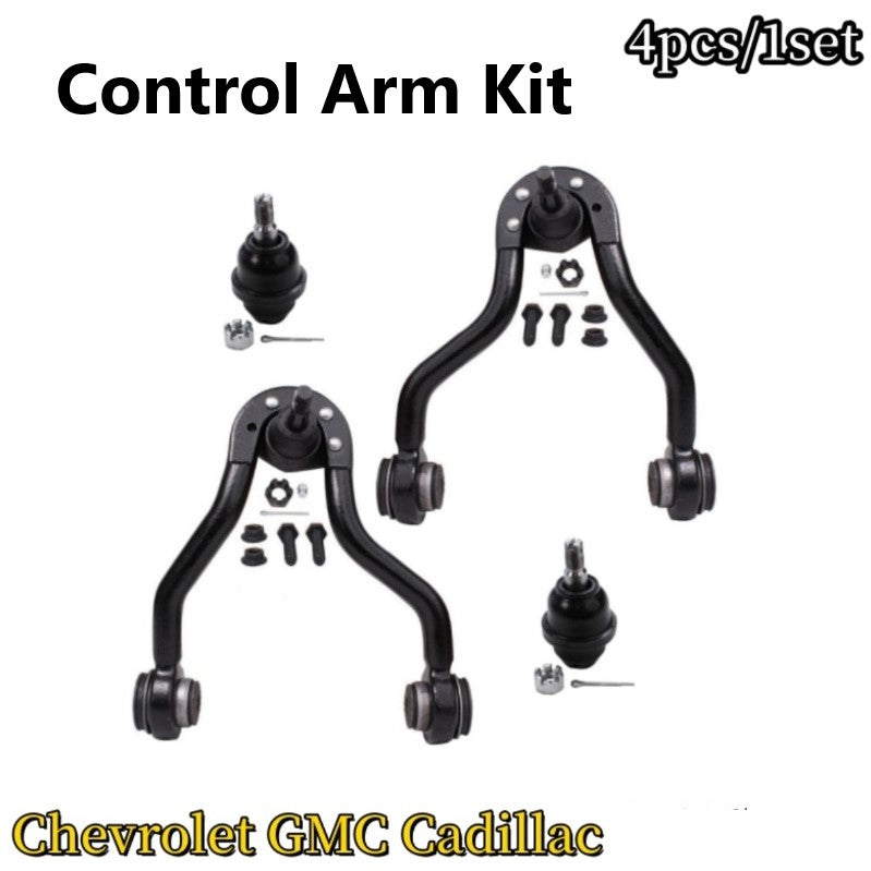 4PCS Front Upper Control Arm w/Ball Joint Assembly Set Compatible with Chevrolet GMC K620720 K620719 1503100 1503099