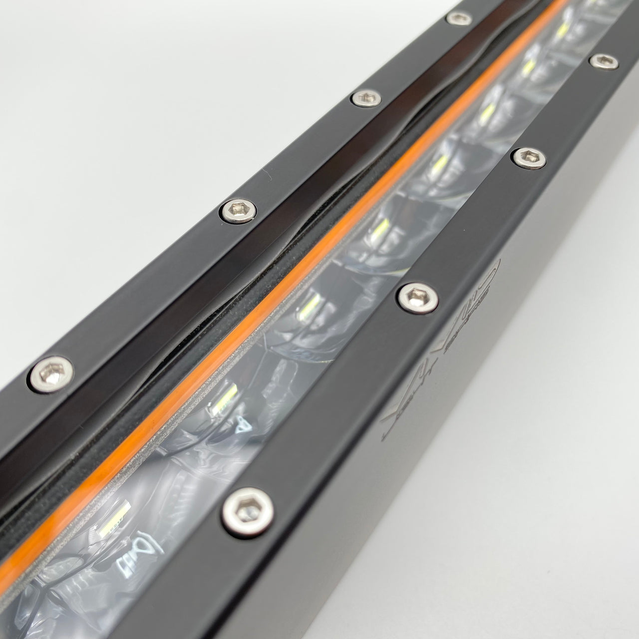 21" 100W Single Row LED Light Bar with Amber DRL – Slim & Powerful Brightest Light Bar for Trucks, Jeep, ATV