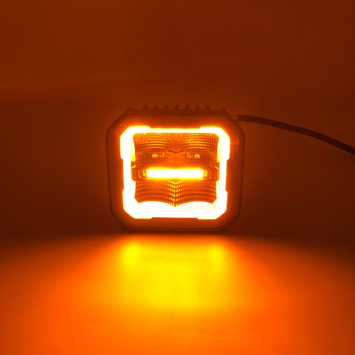 3-Inch 40W LED Ditch Lights – 2-Pack Off-Road Lights with Amber & White DRL
