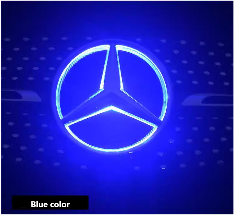 Mercedes-Benz LOGO W213 new E-class E200/E260/E300L modified center grille led front Benz symbol light
