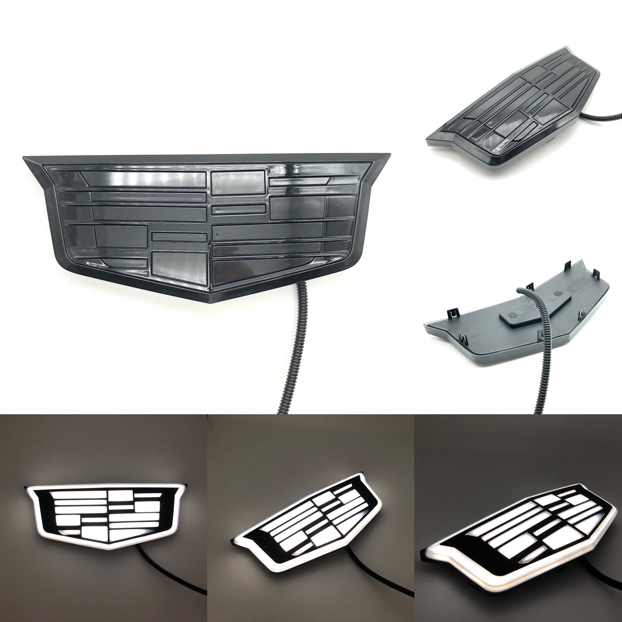 Escalade Logo Light Up Front Grille LED Illuminated Emblem (2015.5–2024 Cadillac Escalade / ESV)