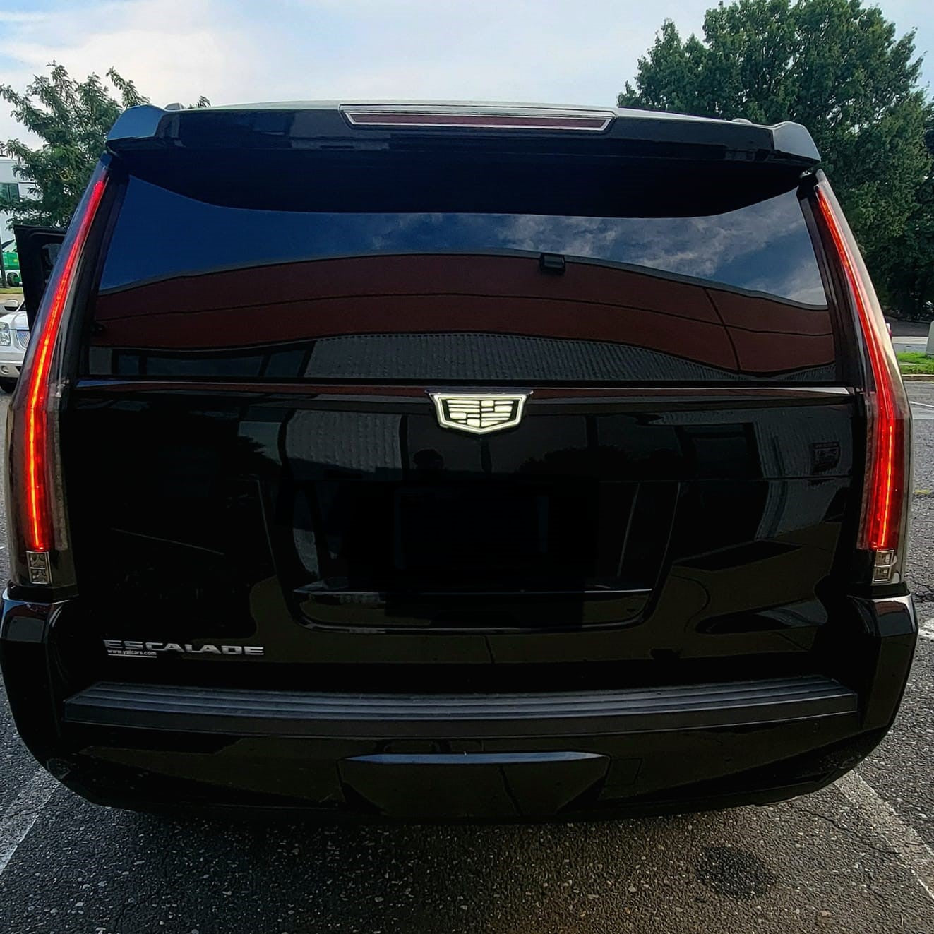 Black Rear Trunk Emblem For Cadillac Escalade, ATS, CTS, DTS, SRX, STS – ABS Plastic