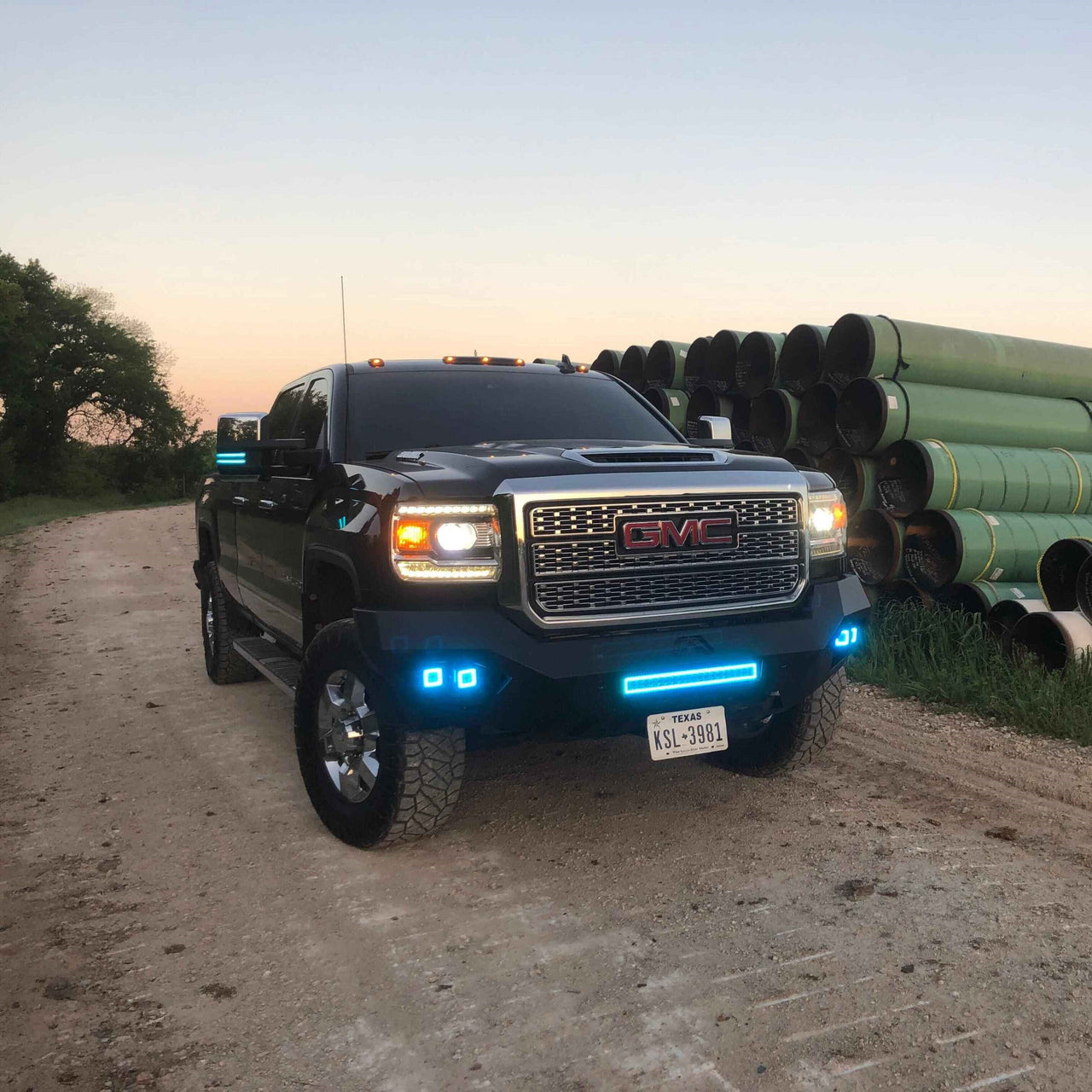 21.5" Curved RGB Chasing Halo Light Bar
