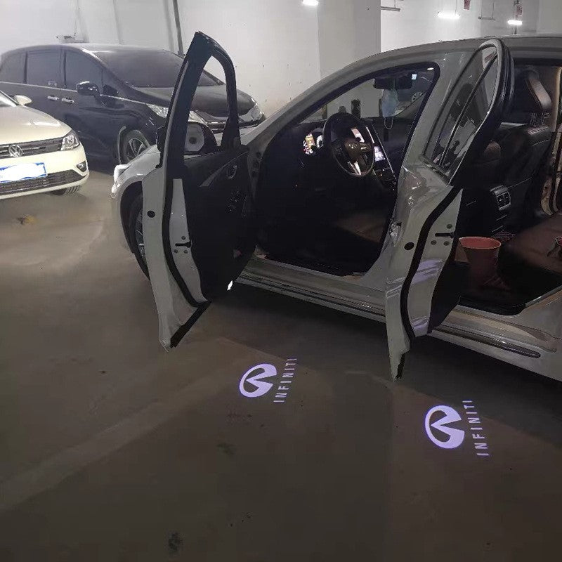 Infiniti door lights Car LED Welcome Lights for G M Q FX EX QX Series (2 Packs)