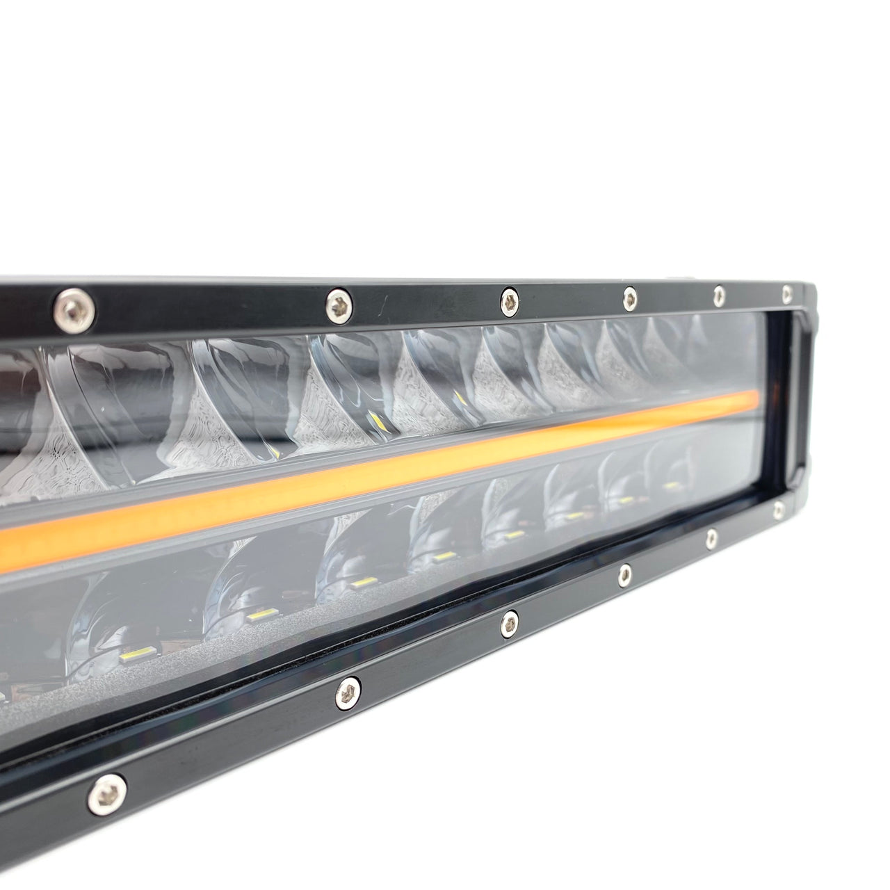 31.1" 300W Dual Row LED Light Bar with Amber DRL – Heavy-Duty Lightbar for Tow Trucks, Off-Road, and Utility Vehicles