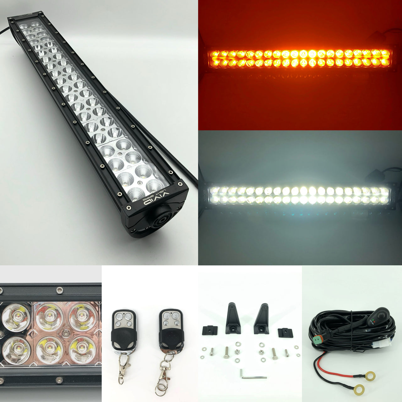 Dual Color Strobe 31.5 Inch Led Light Bar