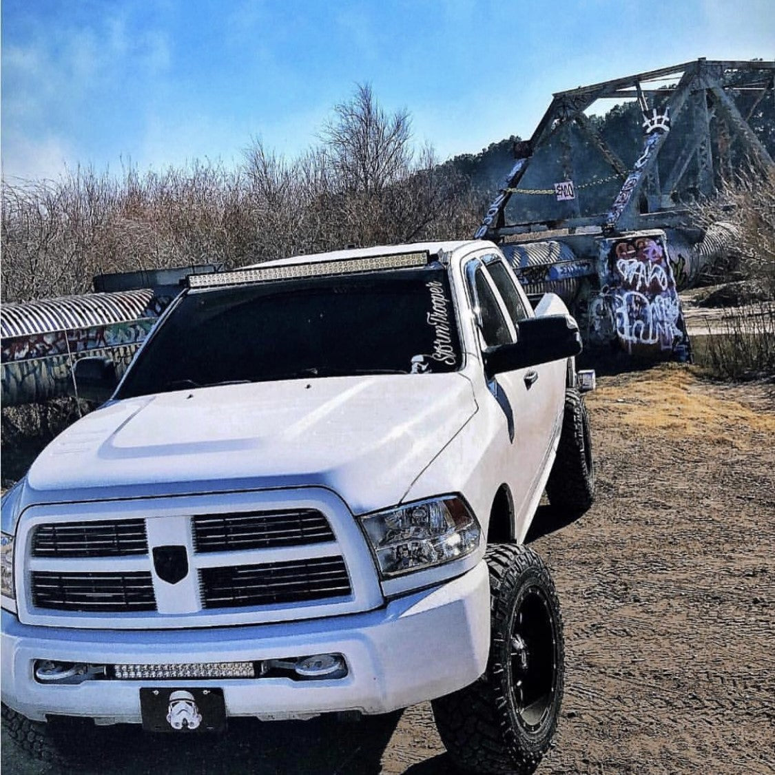 52" Curved Dual Row Led Light Bar (300W)