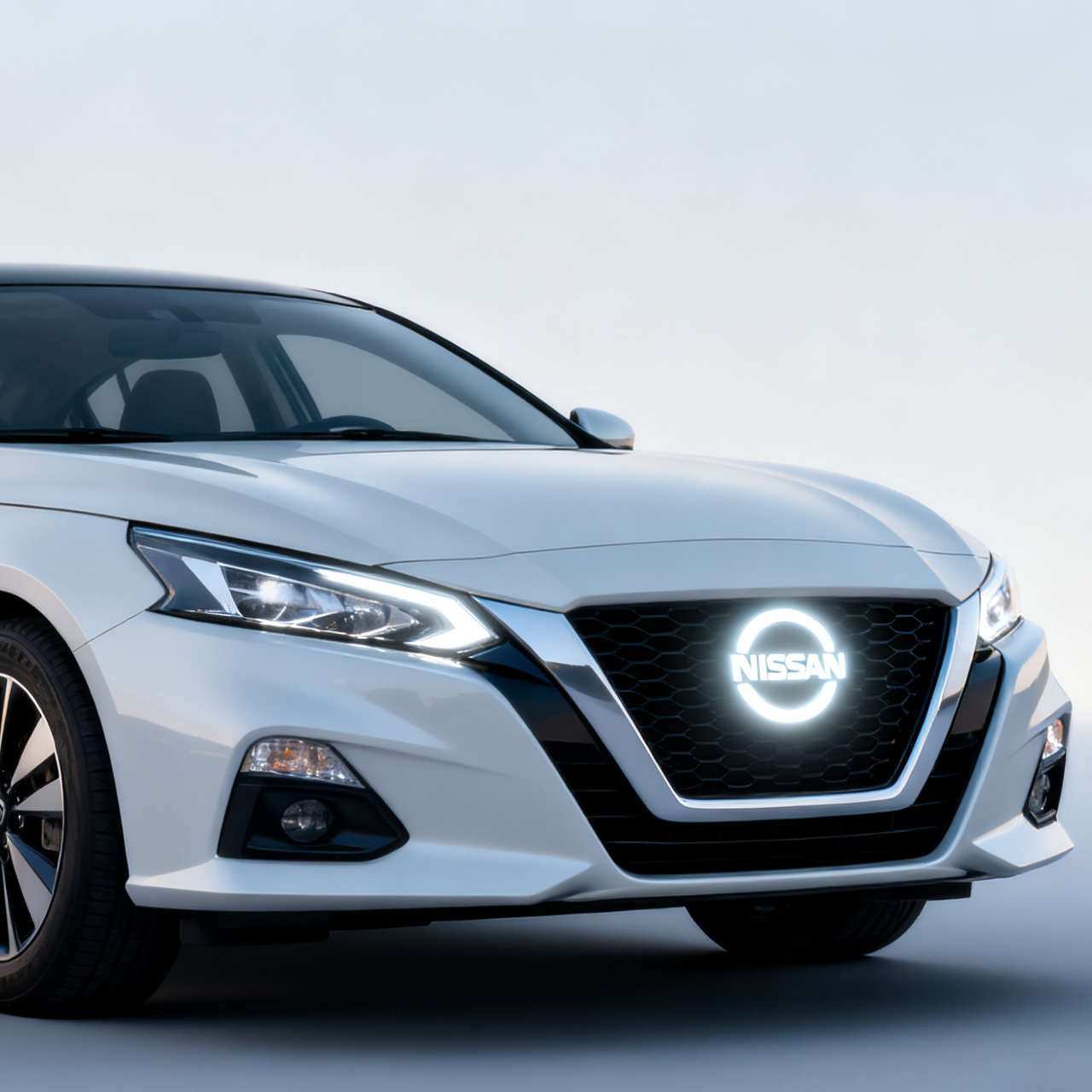 Nissan Logo Front Grille LED Crystal Dynamic Illuminated Emblem