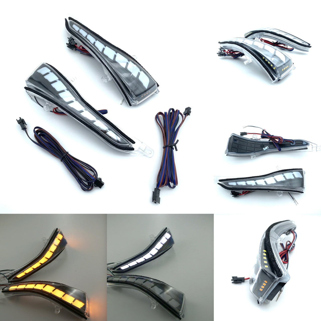 LED Rearview Mirror Light Turn Signal For Infiniti Q30 QX30 Q50 QX50 Q60 QX60 Q70 Q70L QX70