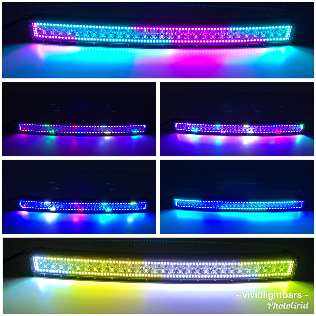 31.5" Curved RGB Chasing Halo Light Bar