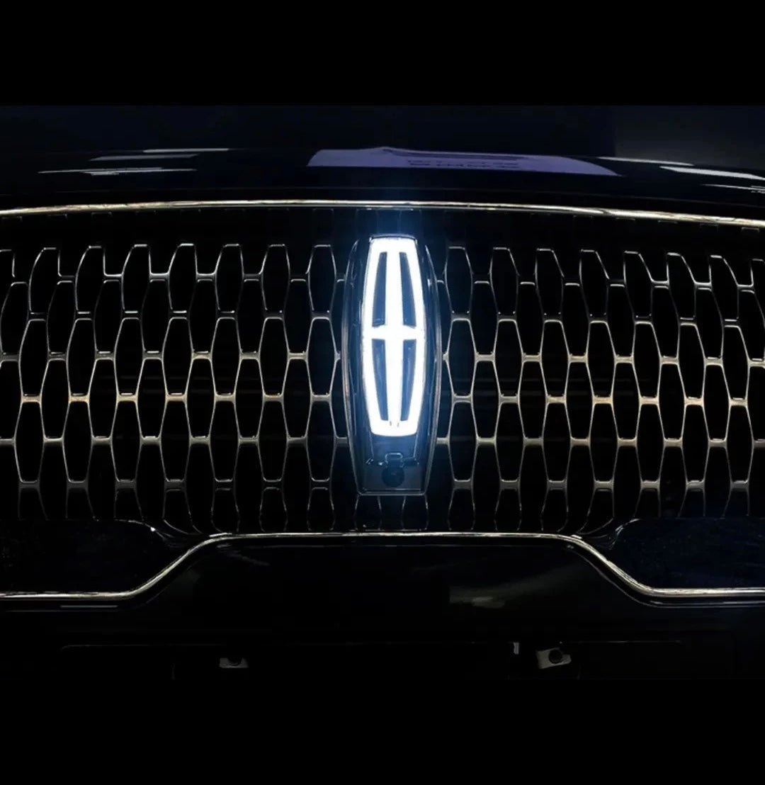 Lincoln Emblem Front Grille LED Dynamic Crystal Illuminated Logo