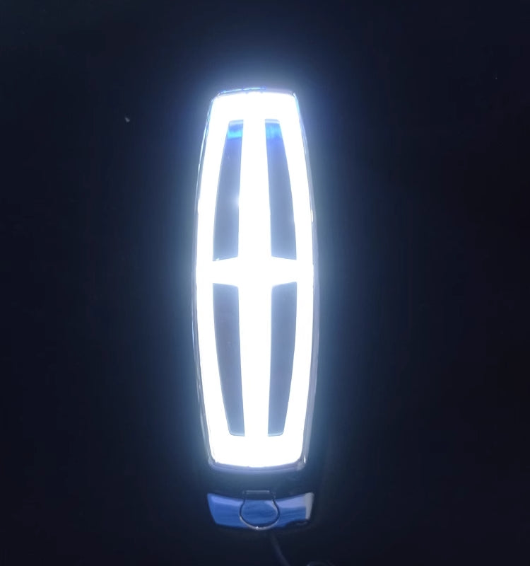 Lincoln logo light led Lincoln dynamic crystal luminous logo emblem light