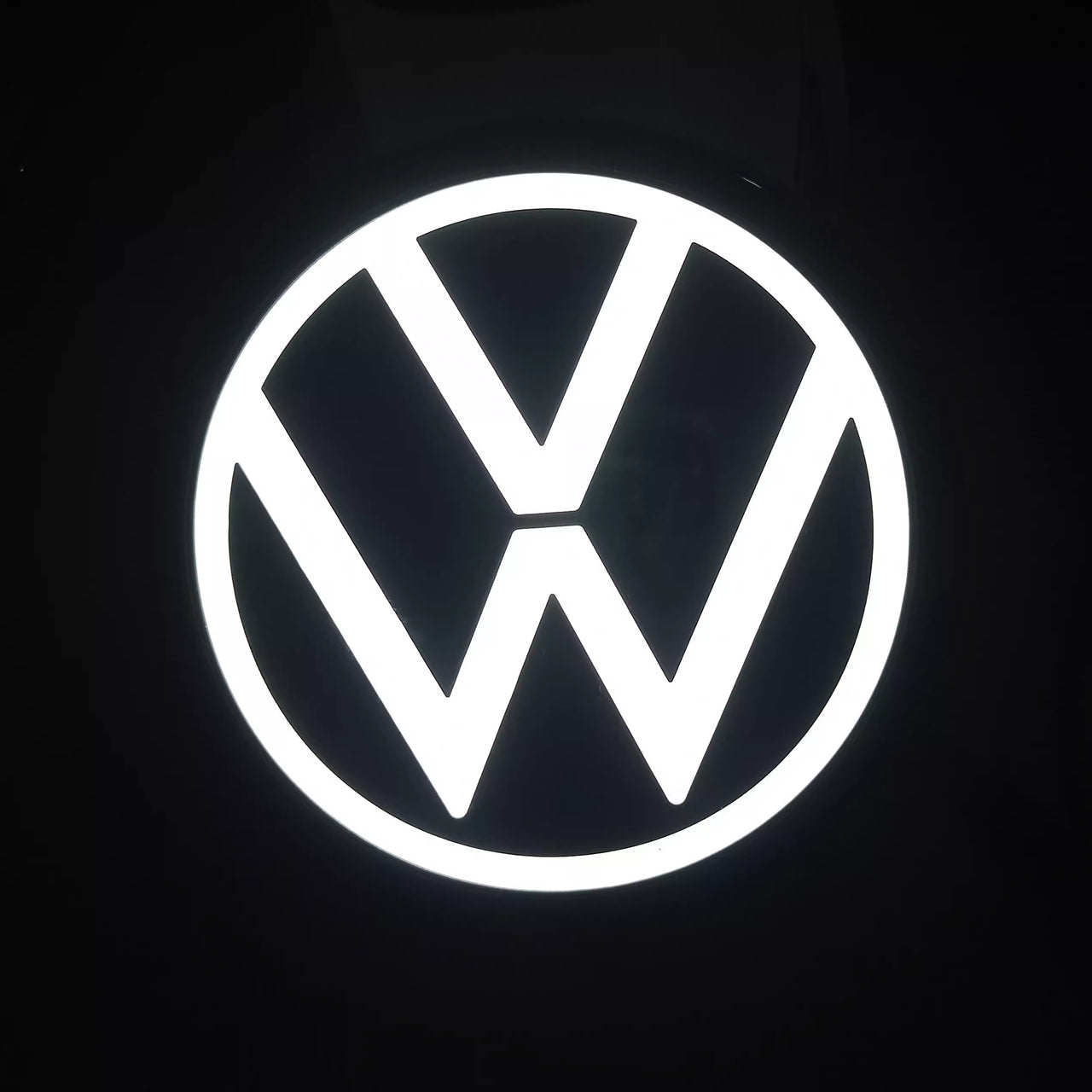 volkswagen logo light led vw logo dynamic crystal luminous logo emblem light