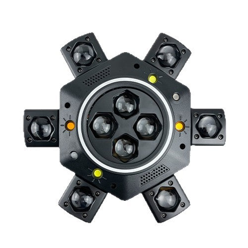 150W LED Stage Light, Moving Head DJ Lights with 6 Arms Beam, Bee-Eyes Effect for Bar, KTV and Disco