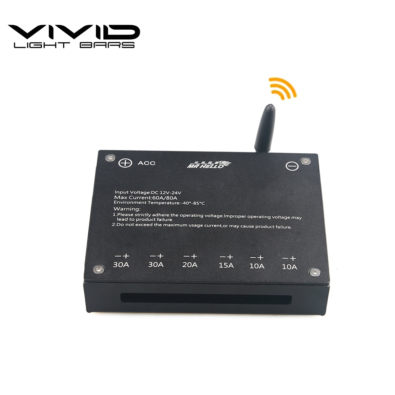 6-Gang LED Light Switch Panel with Remote Control for Tank 300, Off-Road Vehicles & Trucks