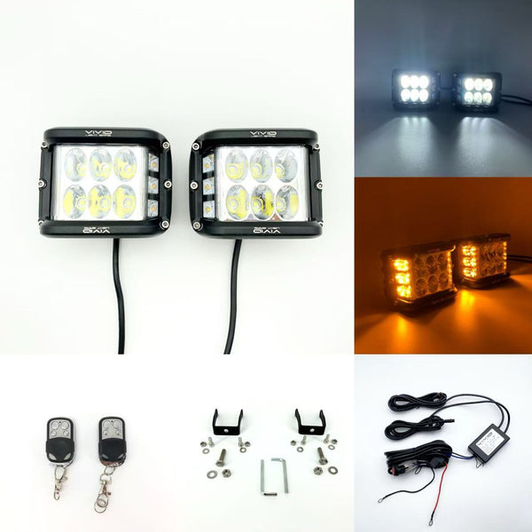 Side Shooter LED Pod Lights | vivid light bars