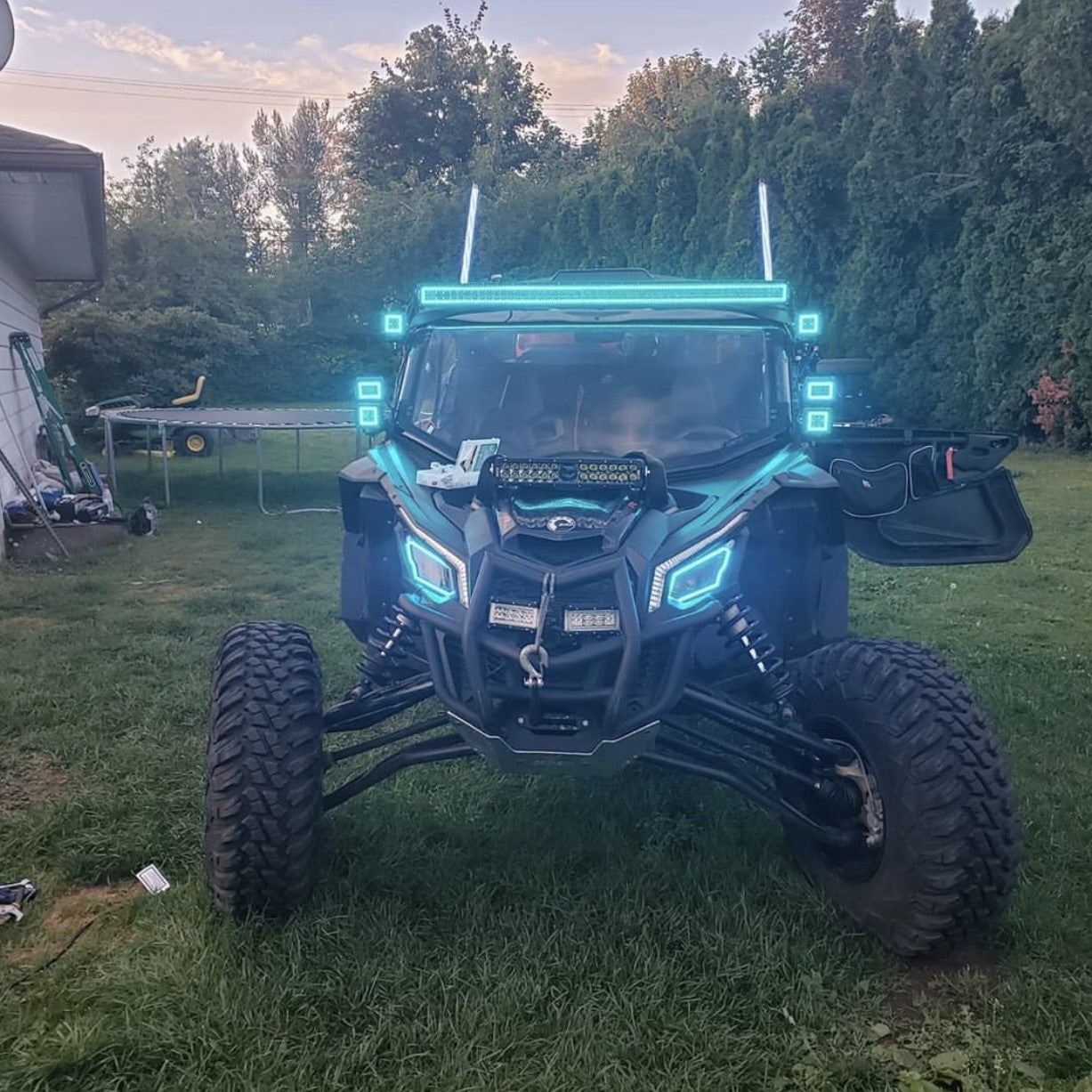 54" RGB Chasing Halo Light Bar