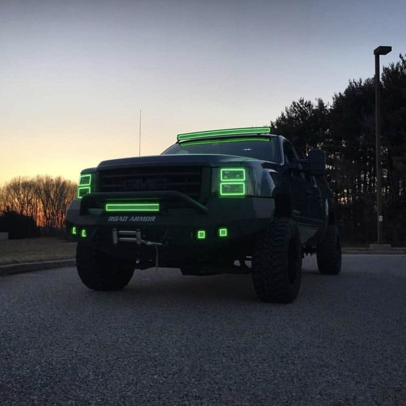 31.5" Curved RGB Chasing Halo Light Bar
