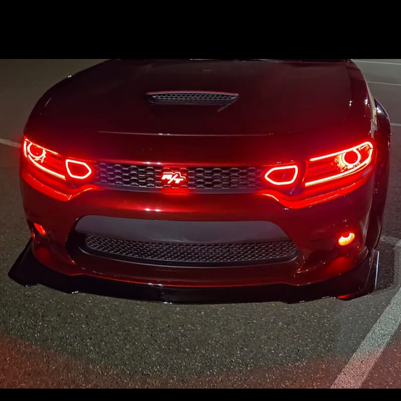 RT Logo LED dodge challenger rt badge Luminous RT emblem light