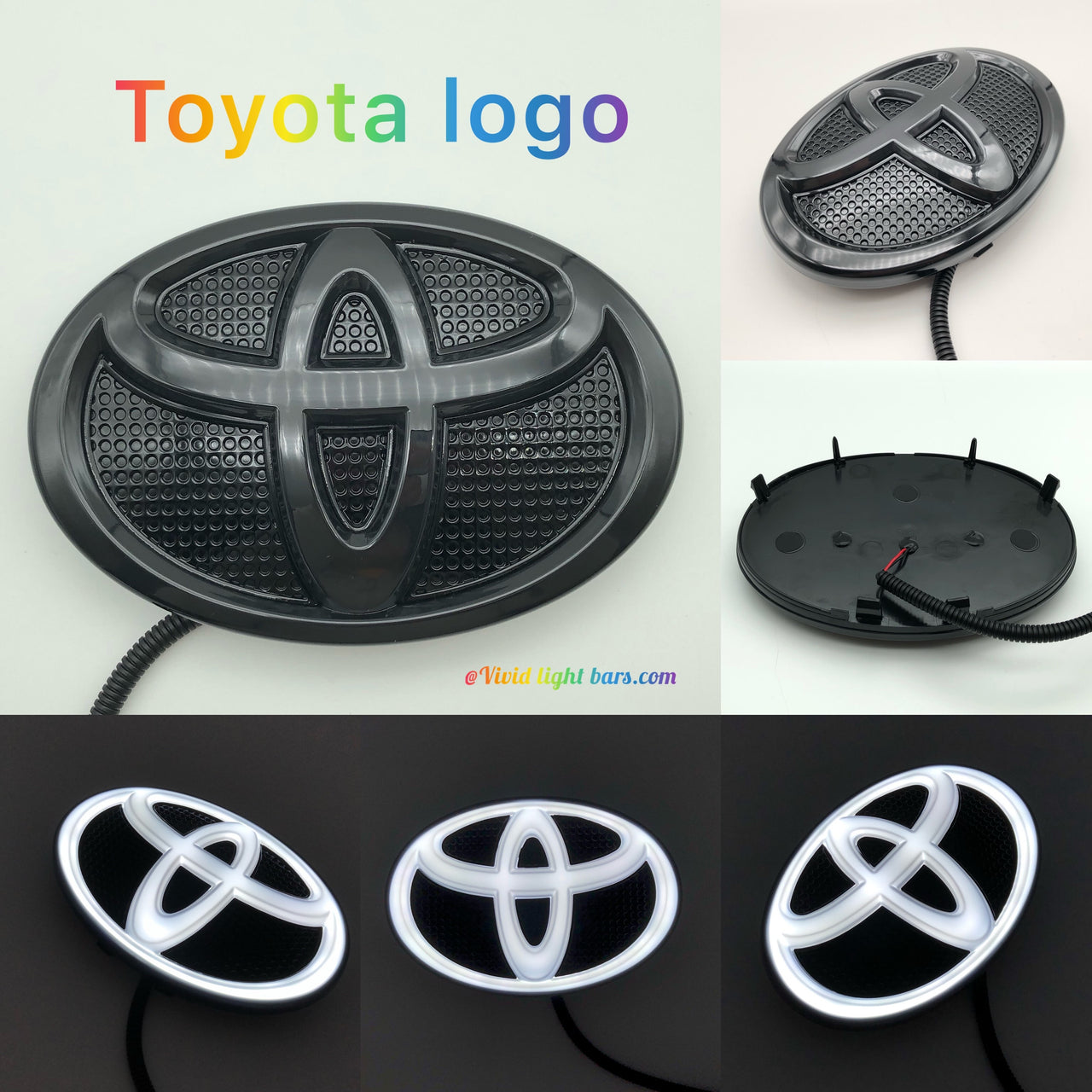 Toyota logo Hilux / Tundra /Prado (2018-2021 )/ Land Cruiser (2016-2021)/ led front toyota symbol light