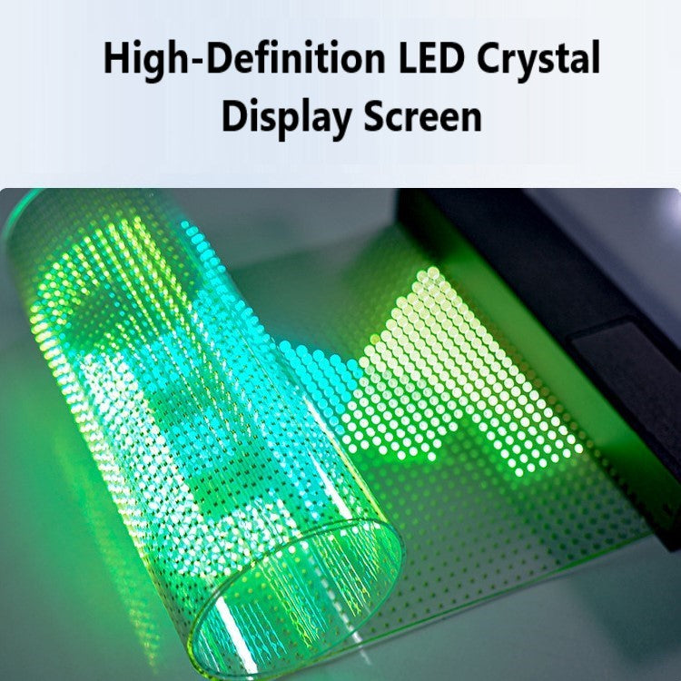 Flexible Transparent LED Crystal Film - Adaptive LED Crystal Film Screen - Seamless Integration for Malls, Museums & Smart Glass