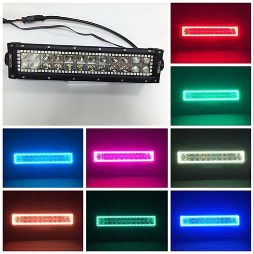 13.5" RGB Halo LED Light Bar Bluetooth App Remote Control-LED Light Bar Halo-Vivid Light Bars