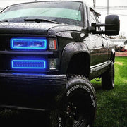 1989-1999 Chevrolet Silverado/Sierra led halo headlight kits with Bluetooth remote-Vivid Light Bars