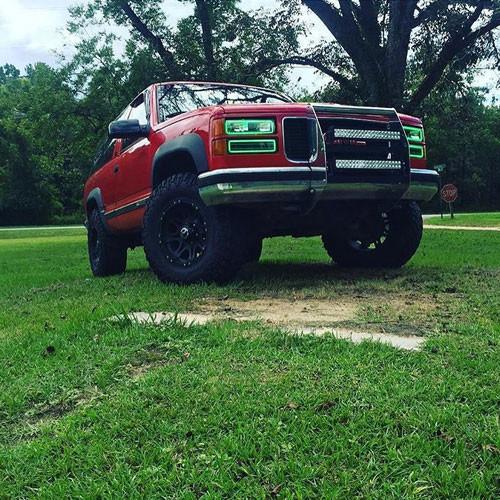 1989-1999 Chevrolet Silverado/Sierra led halo headlight kits with Bluetooth remote-Vivid Light Bars