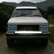 1989-1999 Chevrolet Silverado/Sierra led halo headlight kits with Bluetooth remote-Vivid Light Bars