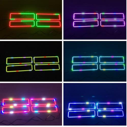 1989-1999 Chevy Silverado/Sierra Chasing halo headlight kits with Bluetooth App Remote-Chevy halo headlight kits-Vivid Light Bars