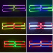 1989-1999 Chevy Silverado/Sierra Chasing halo headlight kits with Bluetooth App Remote-Chevy halo headlight kits-Vivid Light Bars