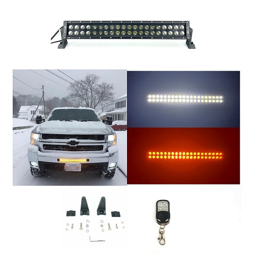 Dual Color Strobe 21.5 Inch Led Light Bar-Color Changing Straight Light Bar-Vivid Light Bars