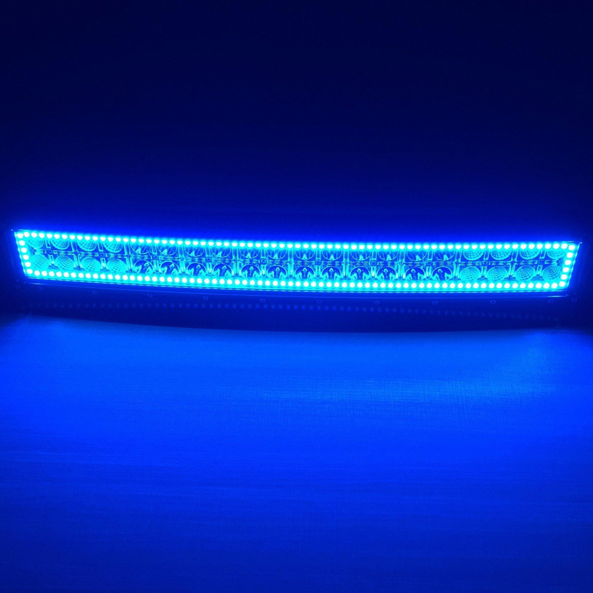 21.5" RGB Halo Curved Light Bar With Bluetooth Remote Control-RGB Halo Curved Light Bar-Vivid Light Bars
