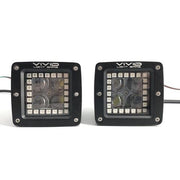 3" 20W 4D RGB Chasing Halo Pods with Bluetooth App Remote Control-RGB Chasing halo Pods-Vivid Light Bars
