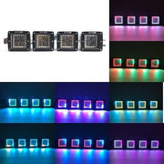 3" 20W 4D RGB Chasing Halo Pods with Bluetooth App Remote Control-RGB Chasing halo Pods-Vivid Light Bars