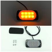 3.5'' 8W 8-LED Double Row Car Truck Emergency Warning Lights Strobe Side Flash Light-Vivid Light Bars