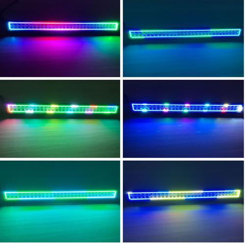 31.5" RGB Chasing Halo Light Bar With Bluetooth App Remote Control-Vivid Light Bars