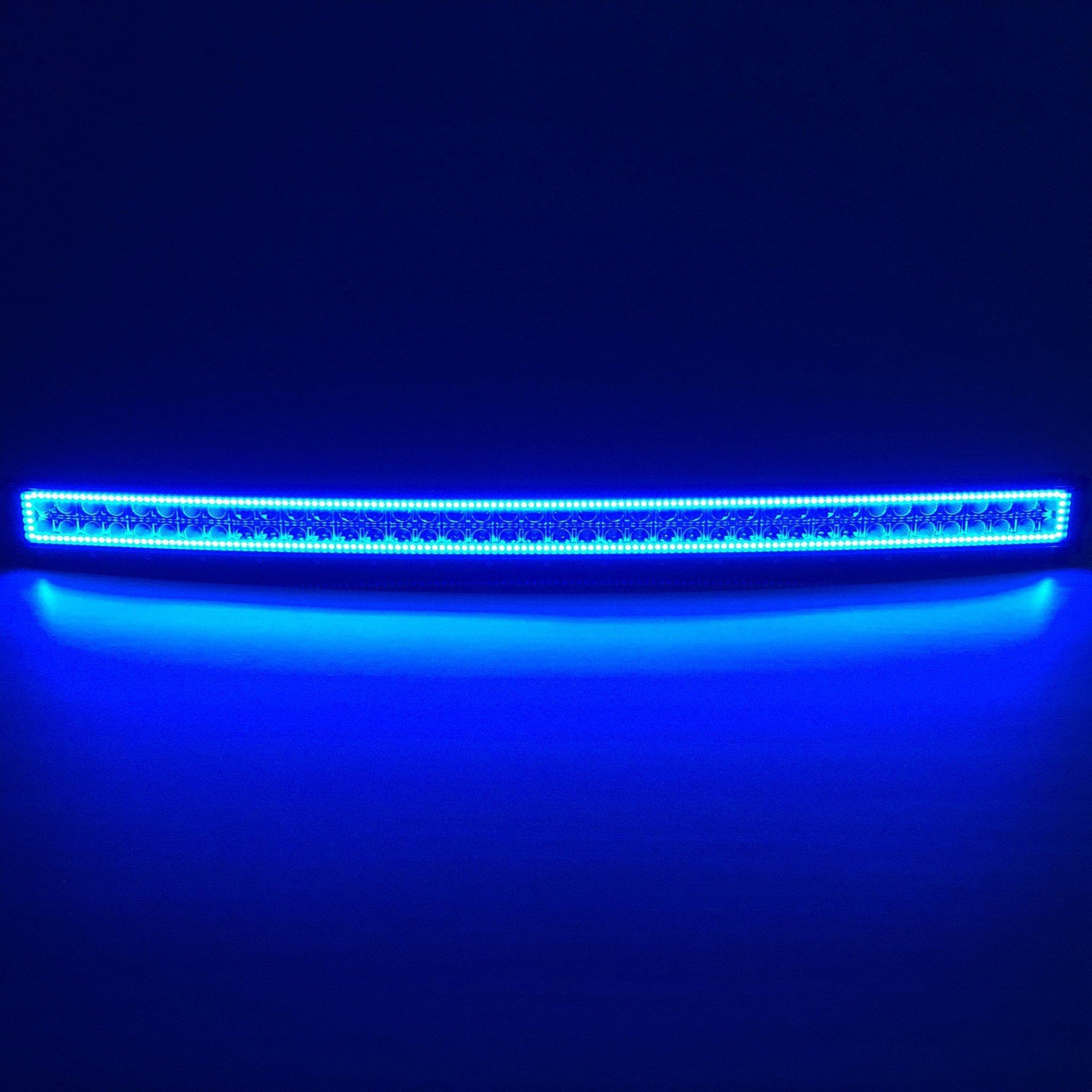 31.5" RGB Halo Curved Light Bar With Bluetooth Remote Control-RGB Halo Curved Light Bar-Vivid Light Bars